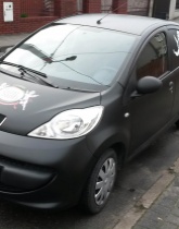 Zmiana koloru auta - folia czarny mat.